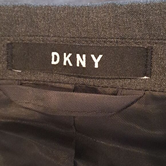 DKNY Mens Blazer Sport Coat Jacket Size 42L Dark Gray - Picture 6 of 6